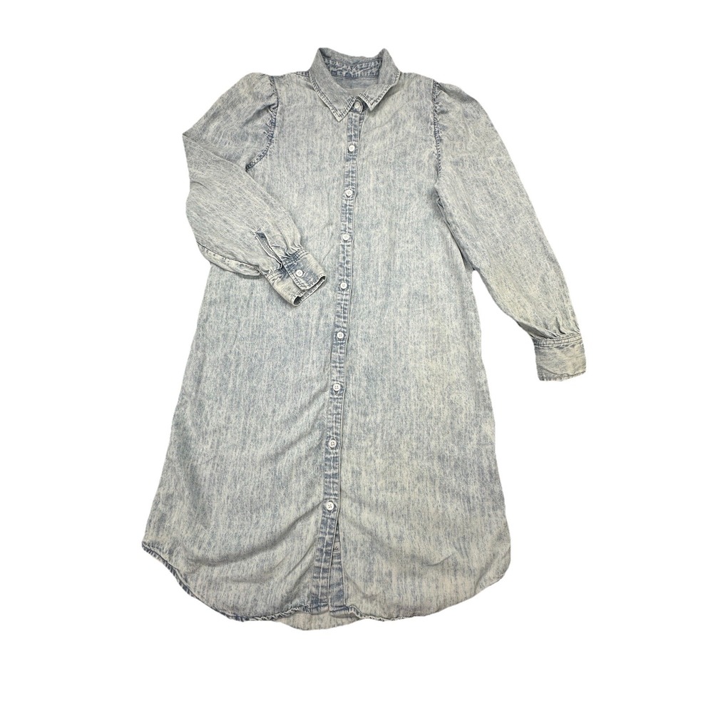 Rails Adele Midi Shirt Dress in‎ Light Acid Wash Size Small